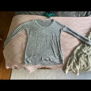 Garage Gray Long Sleeve Sweatshirt